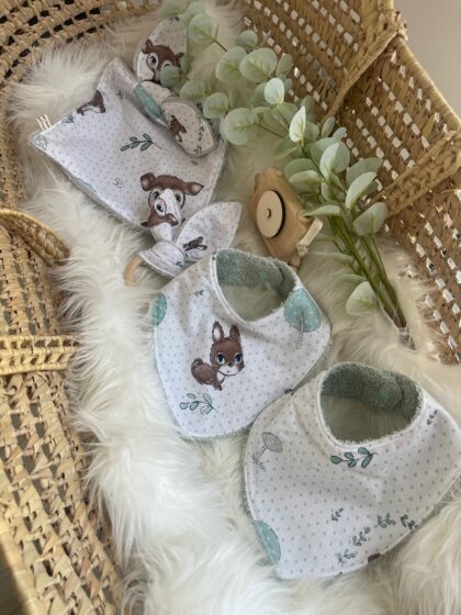 Coffret naissance biche et lapin