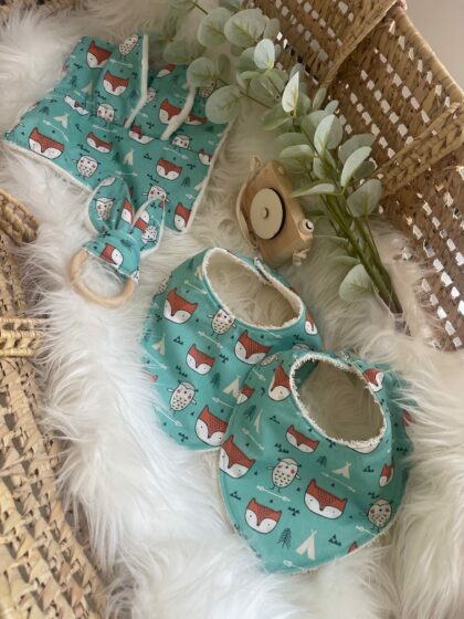 Coffret naissance renard et hibou